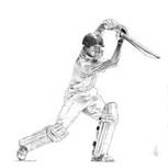 Cricketer, Cricket art, Cricket print ...
